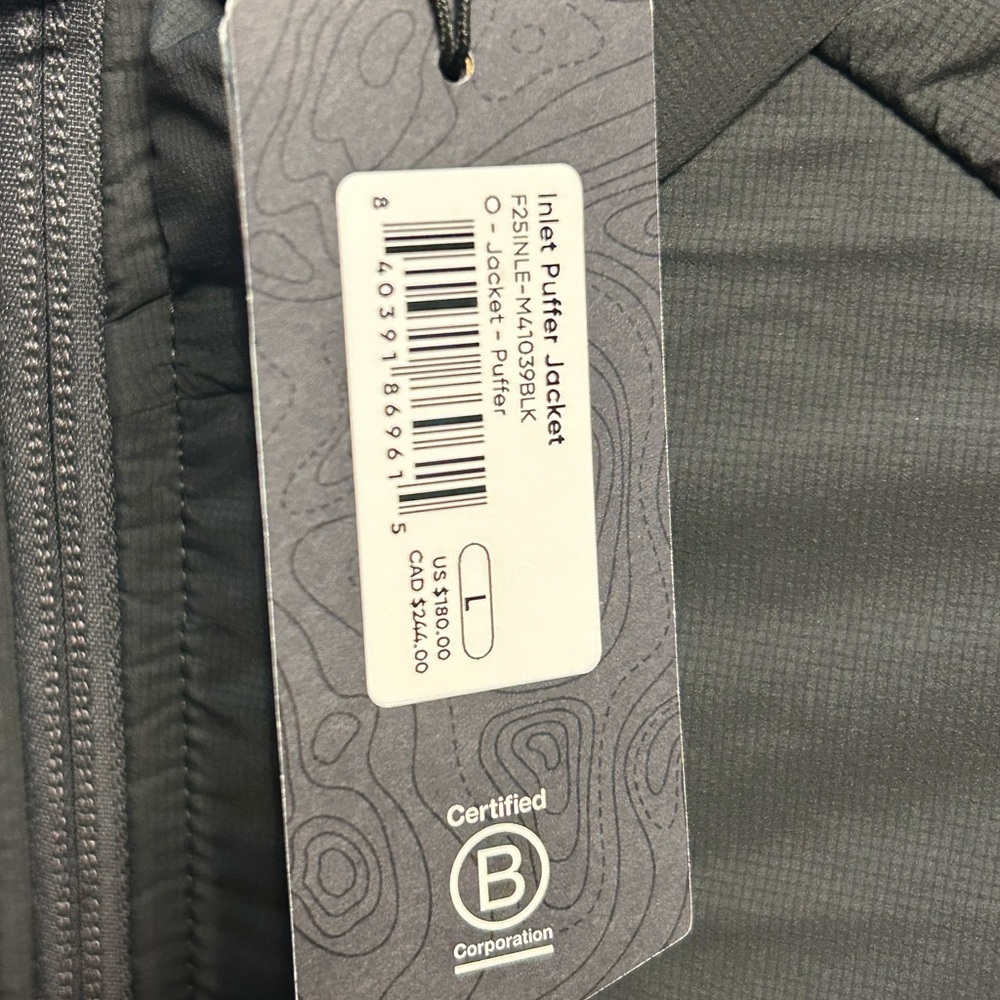 Jetty Black Inlet Puffer Jacket - Picture 4 of 4